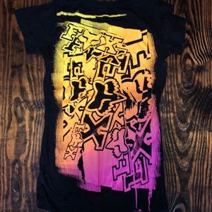 Fox racing vneck tee